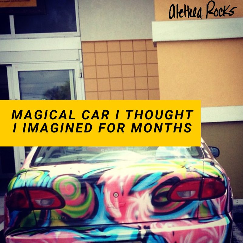 magical car I thought I imagined - alethea.rocks - SOCIAL POSTS - ETSY POST