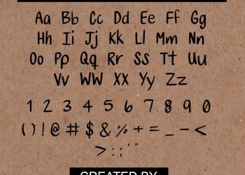 Marky Marker Font by Alethea Rocks Design