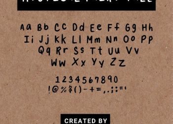 Font called Mystical Fairytale by Alethea Rocks